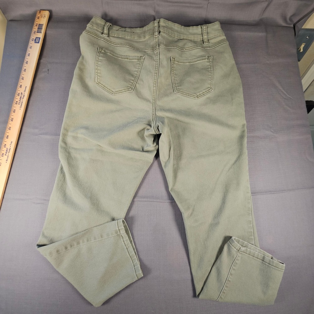 GH Bass‎ & Co WMNS Olive Green Stretch Twill Pants CDGHBB636-GRN Size 16